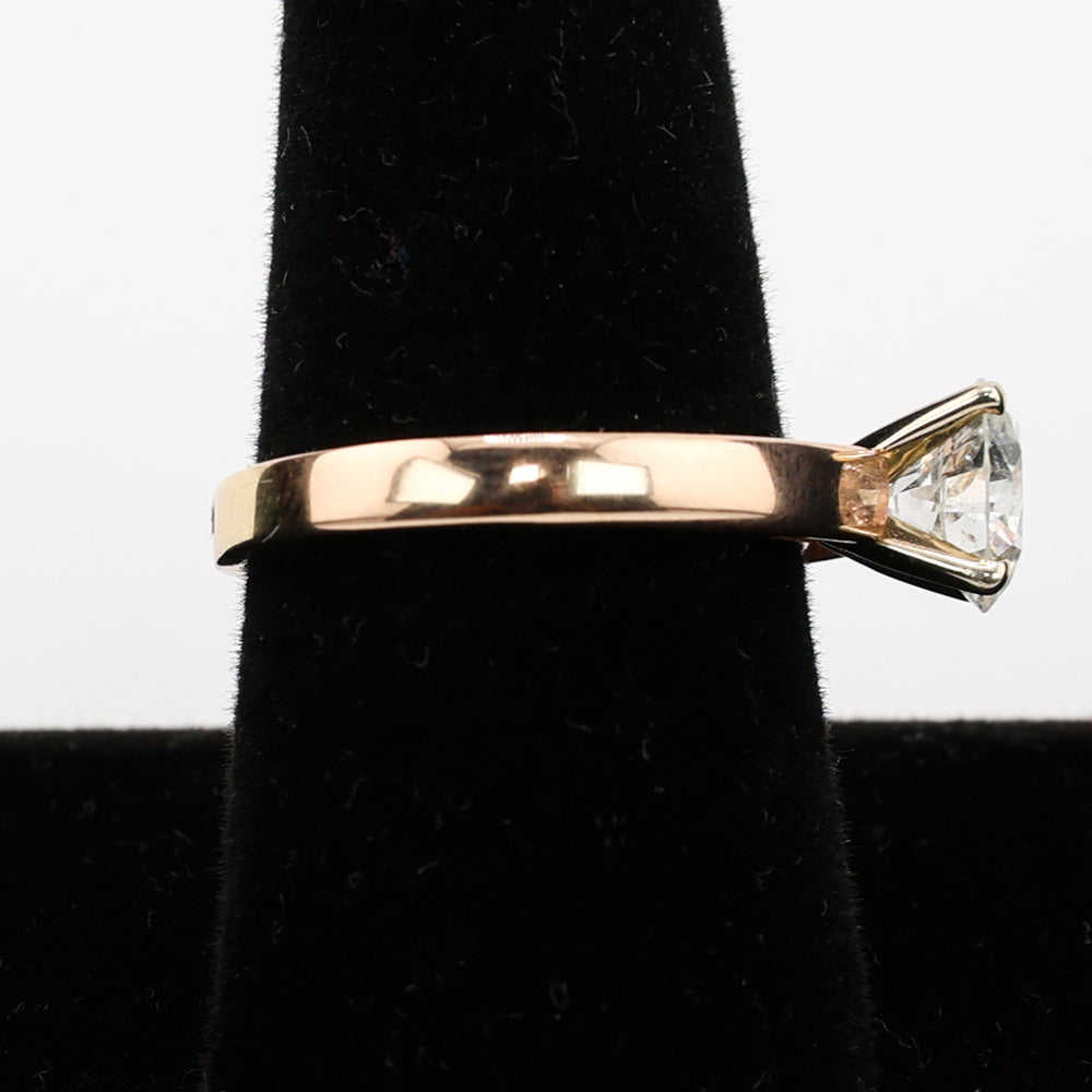 2.00 ct. Natural Diamond Classic Solitaire Ring in 10k Rose Gold