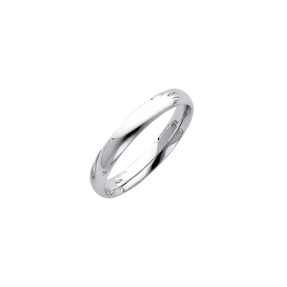 3.0 mm Comfort Fit Wedding Band in 14k Yellow or White Gold