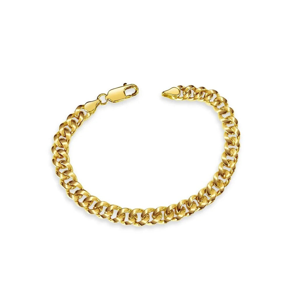 9.0" 14.0mm Miami Cuban Link Bracelet in 14k Yellow Gold
