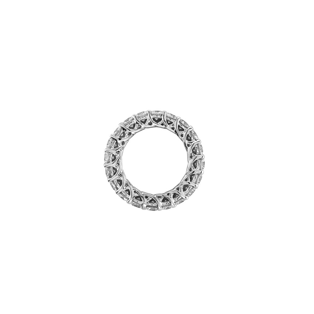 4.00 ct. All Around Natural Diamonds Eternity Lucida Design Band in 14k White Gold