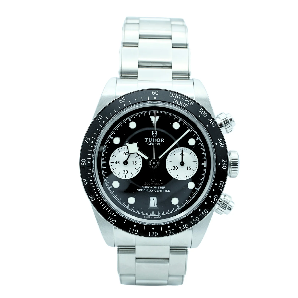 Tudor M79360N Black Bay Chrono 41 mm Black Dial Chronograph Stainless Steel Complete Set 2024