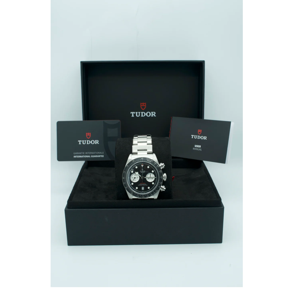 Tudor M79360N Black Bay Chrono 41 mm Black Dial Chronograph Stainless Steel Complete Set 2024