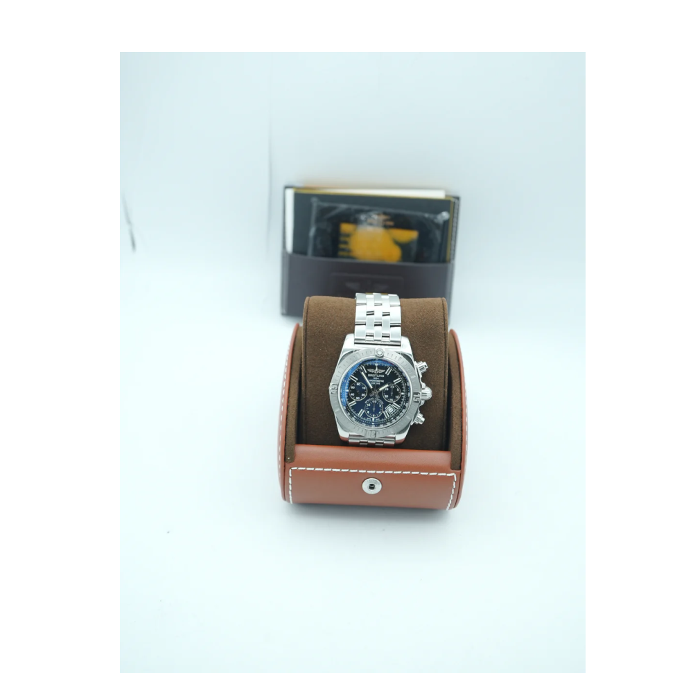 Breitling AB011511 Chronomat 44 mm Black Dial Stainless Steel Complete Set 2017